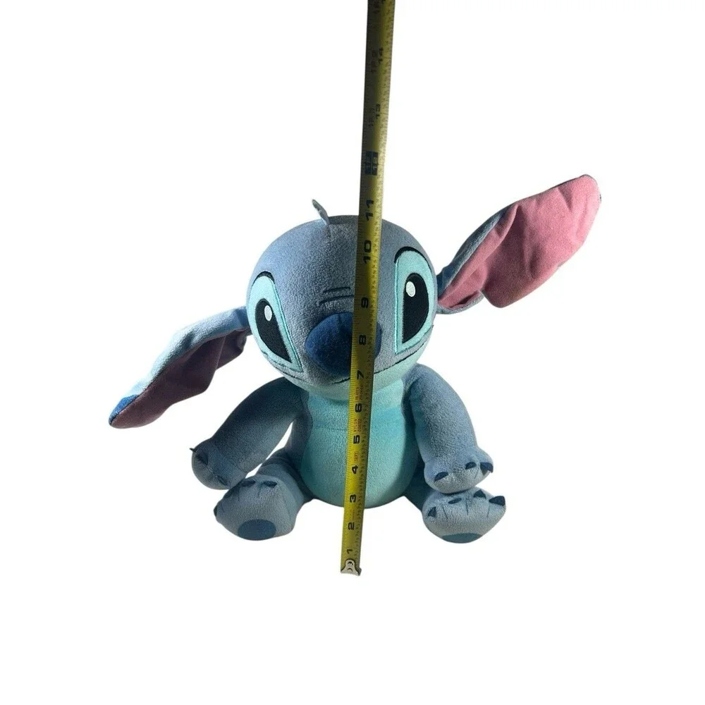 Disney Stitch Plush 12.5” Sitting Lilo & Stitch Blue Stuffed Animal Toy